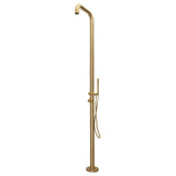 Regadera para Exteriores con Desviador para Regadera de Teléfono - Acabado Brushed Gold