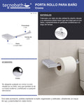 Porta Rollo "Lucent" Cromo