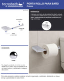 Porta Rollo "Lucent" Cromo