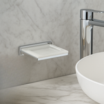 Jabonera De Vidrio Satinado "Geometric" - Tecnobath