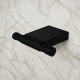 Percha Doble "Lucent" Negro Mate