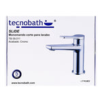 Monomando Corto Para Lavabo Slide" Cromo