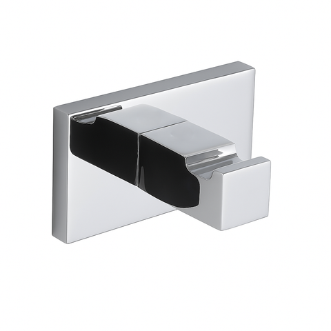 Percha Para Baño Cromo "Geometric"  Tecnobath