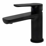 Monomando Corto Para Lavabo "Lucent" Negro Mate