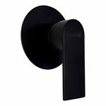 Monomando Empotrable De Regadera "Lucent" Negro Mate