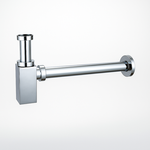 Céspol Para Baño Cuadrado Cromo "Saona Slim"