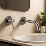 Monomando Para Lavabo Empotrable "Caiman Urban" Cromo