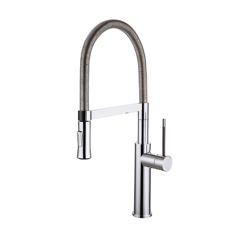 Monomando De Cocina Gourmet Flexible Cromo