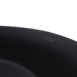 Lavabo Redondo Cerámico Negro Mate