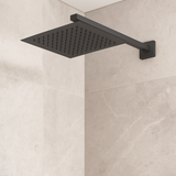 Regadera Cuadrada, Incluye Brazo de 40cm "Row"Gris Oxford