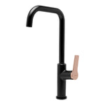 Monomando para Cocina "Slide" Negro Mate +Maneta Negro Mate