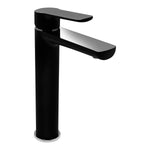 Monomando Alto para Lavabo "Lucent" Negro / Cromo