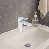 Monomando Corto Para Lavabo "Lucent" Cromo