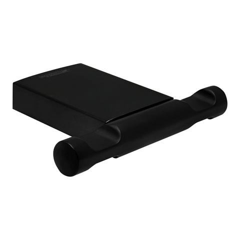 Percha Doble "Lucent" Negro Mate
