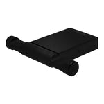 Percha Doble "Lucent" Negro Mate