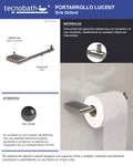 Portarollo para Baño "Lucent" Gris Oxford