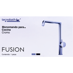 Monomando De Cocina "Fusion" Cromo