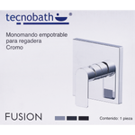 Monomando De Regadera "Fusion" Cromo