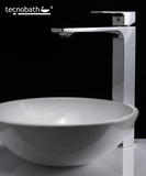 Monomando Alto para Lavabo "Row" Cromo