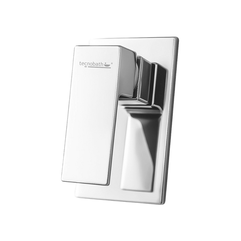 Monomando Empotrable para Regadera "Row" Cromo