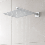 Regadera Cuadrada, Incluye Brazo de 40cm "Row" Cromo