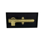 Monomando Empotrable para Lavabo "Row" Negro Mate