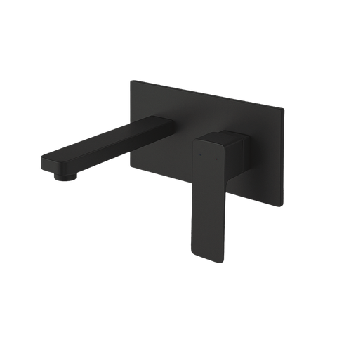 Monomando Empotrable para Lavabo "Row" Negro Mate