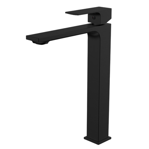Monomando Alto para Lavabo "Row" Negro Mate