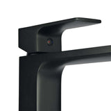 Monomando Alto para Lavabo "Row" Negro Mate