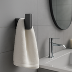 Percha Para Baño Negro Mate
