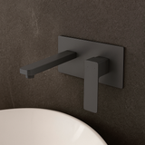 Monomando Empotrable para Lavabo "Row" Gris Oxford