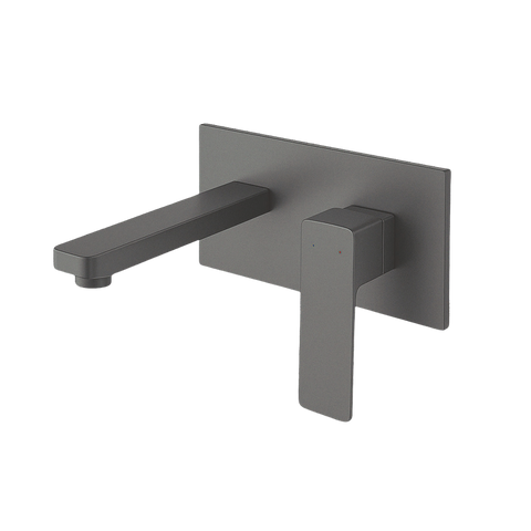 Monomando Empotrable para Lavabo "Row" Gris Oxford