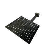 Regadera Cuadrada, Incluye Brazo de 40cm "Row"Gris Oxford