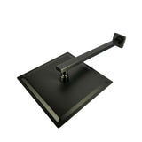 Regadera Cuadrada, Incluye Brazo de 40cm "Row"Gris Oxford