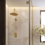 Monomando Empotrable para Regadera "Row" Brushed Gold