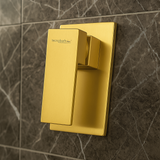 Monomando Empotrable para Regadera "Row" Brushed Gold