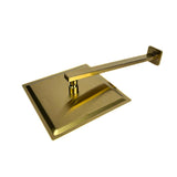 Regadera Cuadrada, Incluye Brazo de 40cm "Row" Brushed Gold