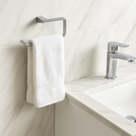 Toallero Corto 40cm Para Lavabo Cromo