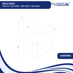 Percha Para Baño Gris Oxford