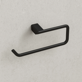Toallero Corto 40cm Para Lavabo Negro Mate