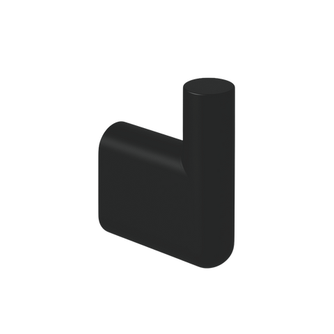 Percha Para Baño Negro Mate