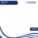 Percha Para Baño Negro Mate