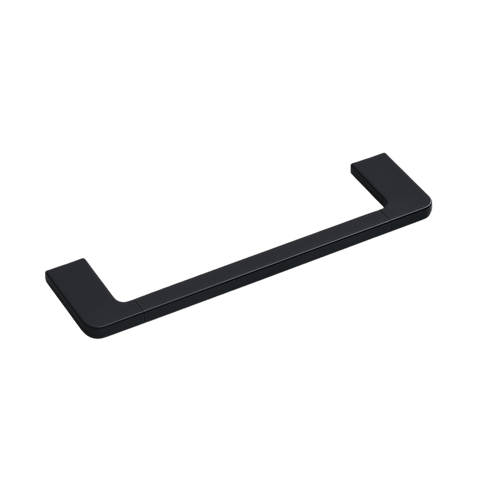 Toallero Corto 40cm Para Lavabo Negro Mate