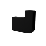 Percha Para Baño Negro Mate