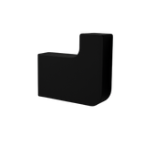 Percha Para Baño Negro Mate