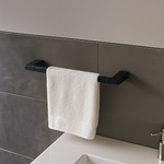Toallero Corto 40cm Para Lavabo Gris Oxford