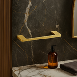 Toallero Corto 40cm Para Lavabo Brushed Gold