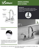 Mezcladora De Lavabo 4" ABS