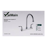 Mezcladora De Cocina 8" ABS Cromo