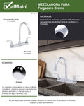 Mezcladora De Cocina 8" ABS Cromo